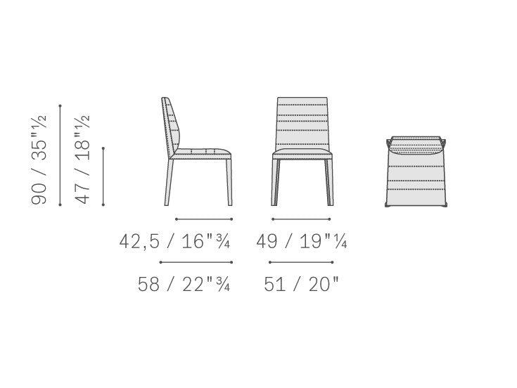 Poltrona Frau Louise Dinning Chair