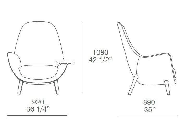 Poliform Mad King Leisure Chair