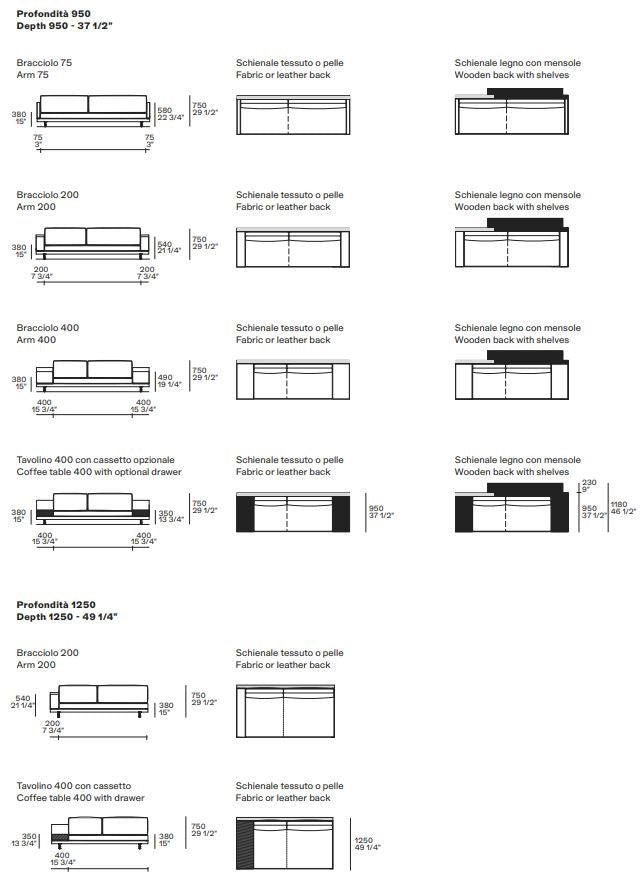 Poliform Mondrian Sofa