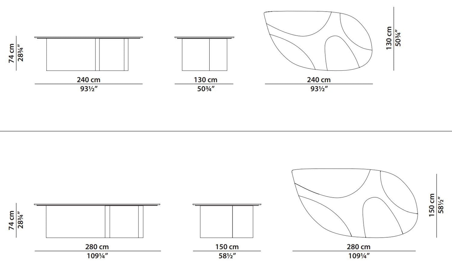 Baxter Ronchamp Dinning Table