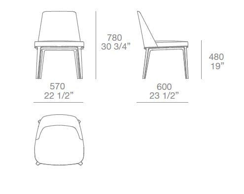 Poliform Sophie Dinning Chair