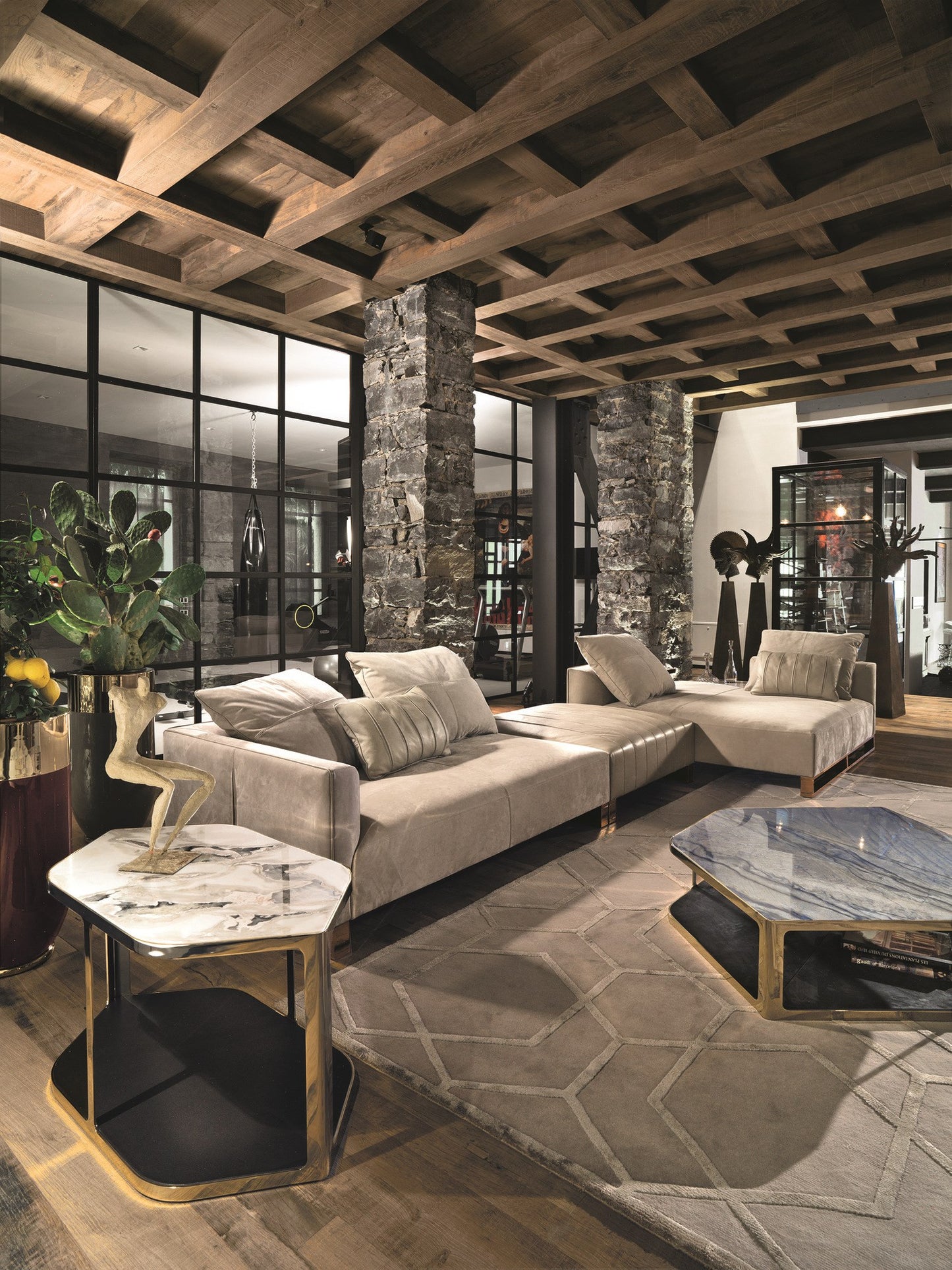 Longhi Tiles Side Table