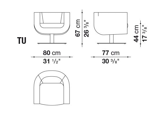 B&B Tulip Leisure Chair