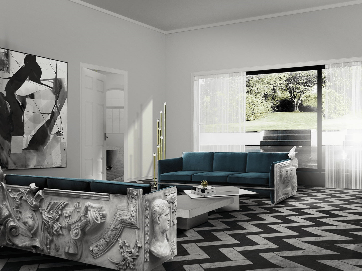 Boca Do Lobo Versailles Leisure Chair