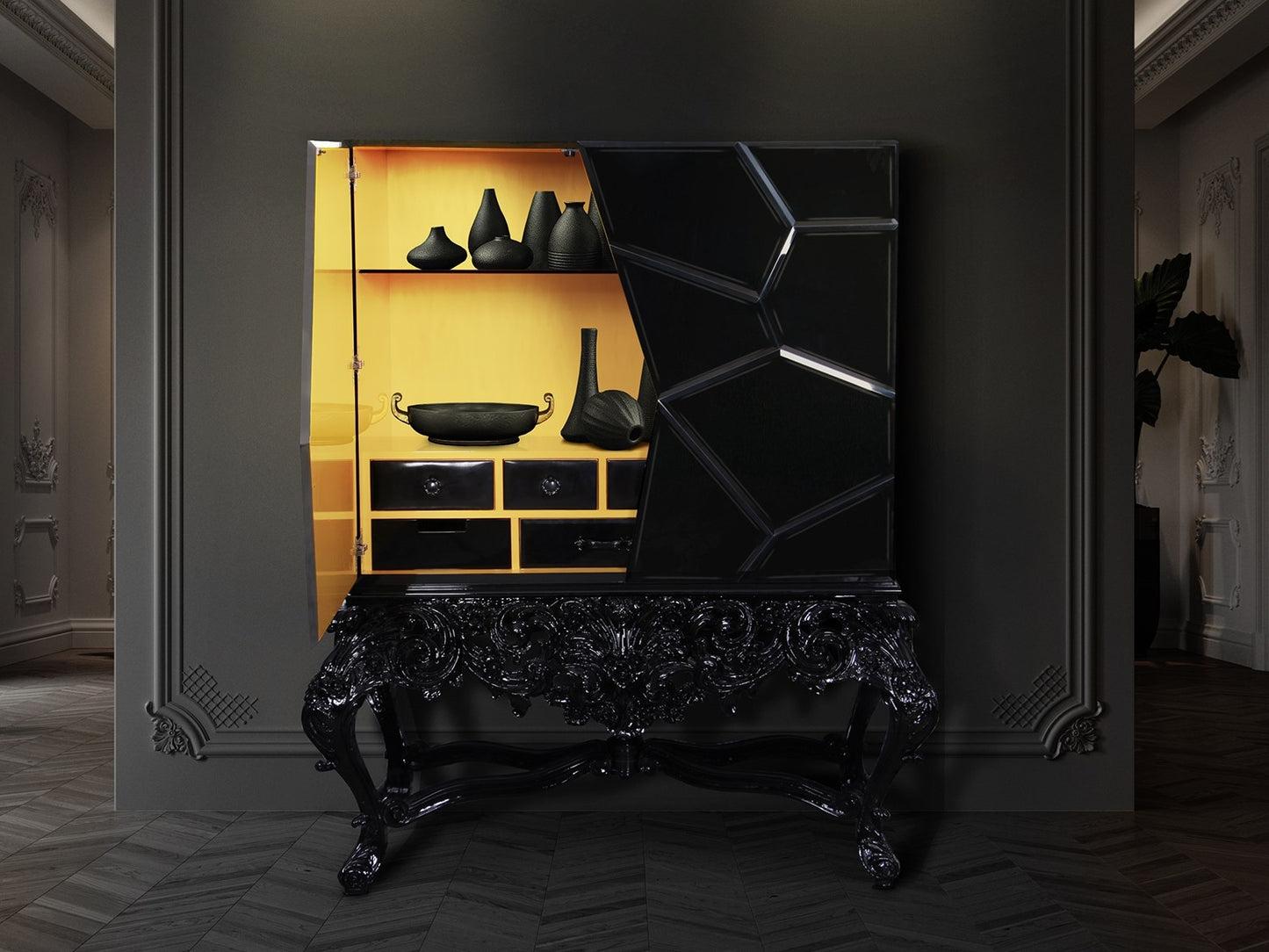 Boca Do Lobo Victoria Wine Cabinet