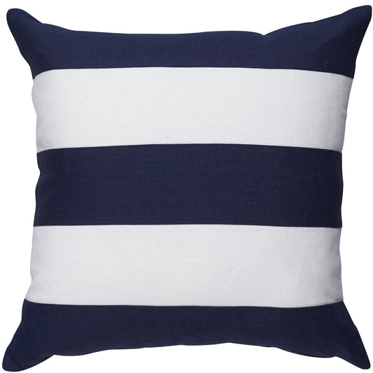 Linen Stripe Navy Cushion