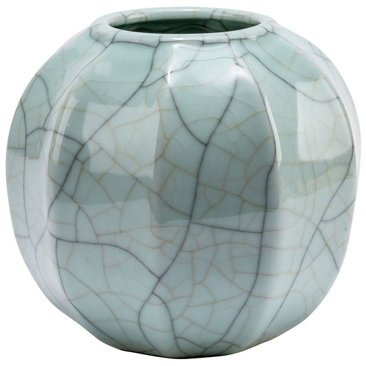 Round Celadon Porcelain Vase