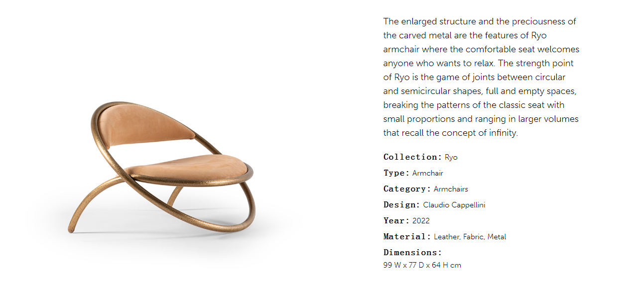 Cornelio Cappellini Ryo Leisure Chair