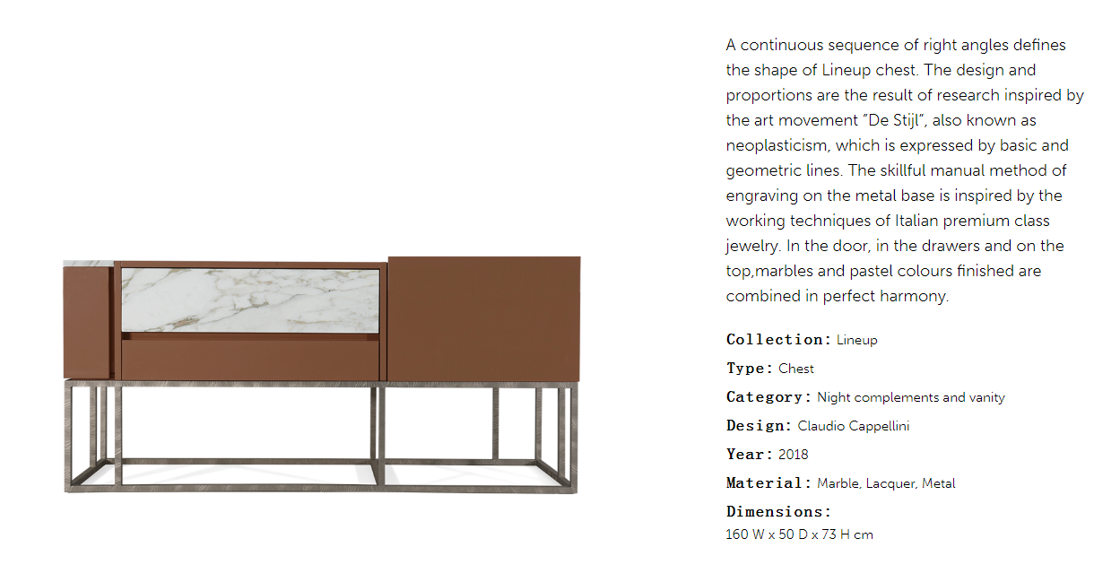 Cornelio Cappellini Lineup Sideboard
