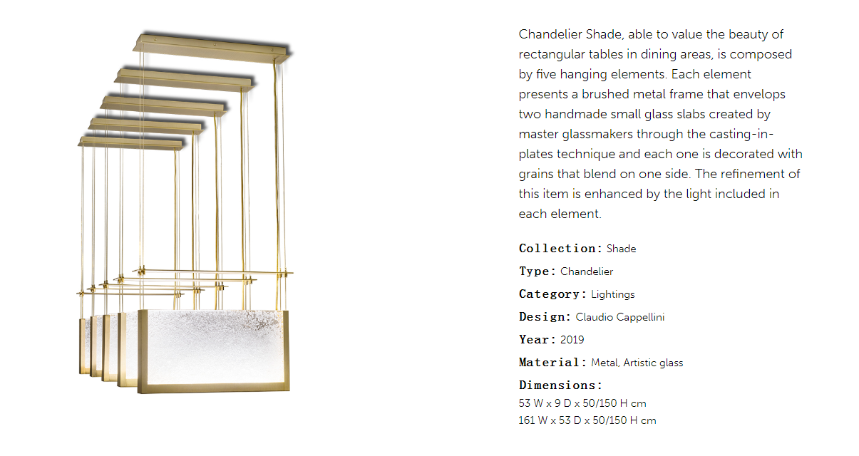 Cornelio Cappellini Shade Lighting