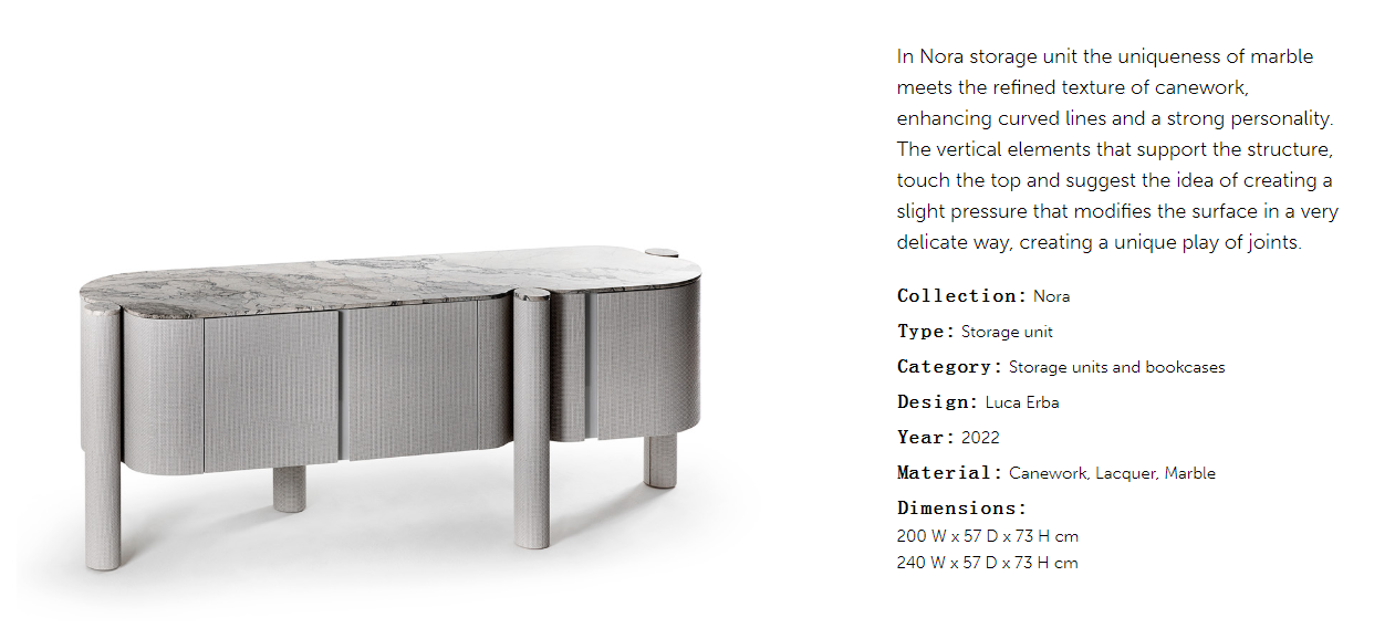 Cornelio Cappellini Nora Sideboard