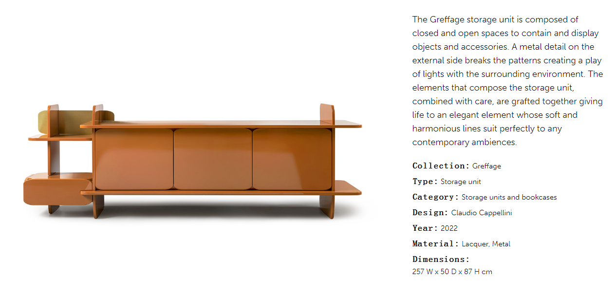 Cornelio Cappellini Greffage Sideboard