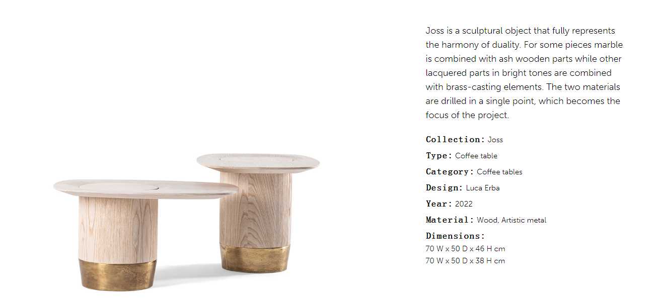 Cornelio Cappellini Joss Side Table