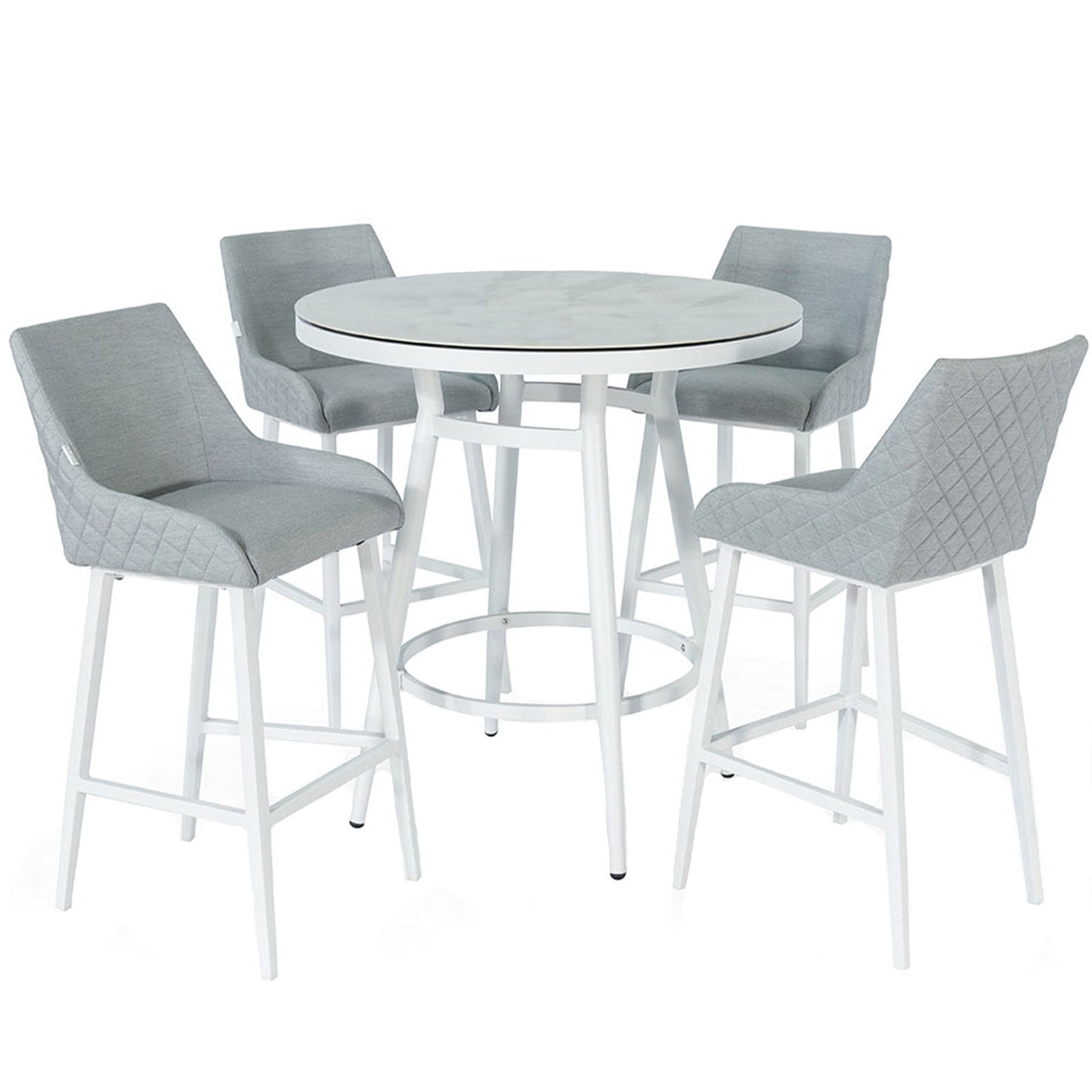 Regal Outdoor 4 Seat Round Bar Set