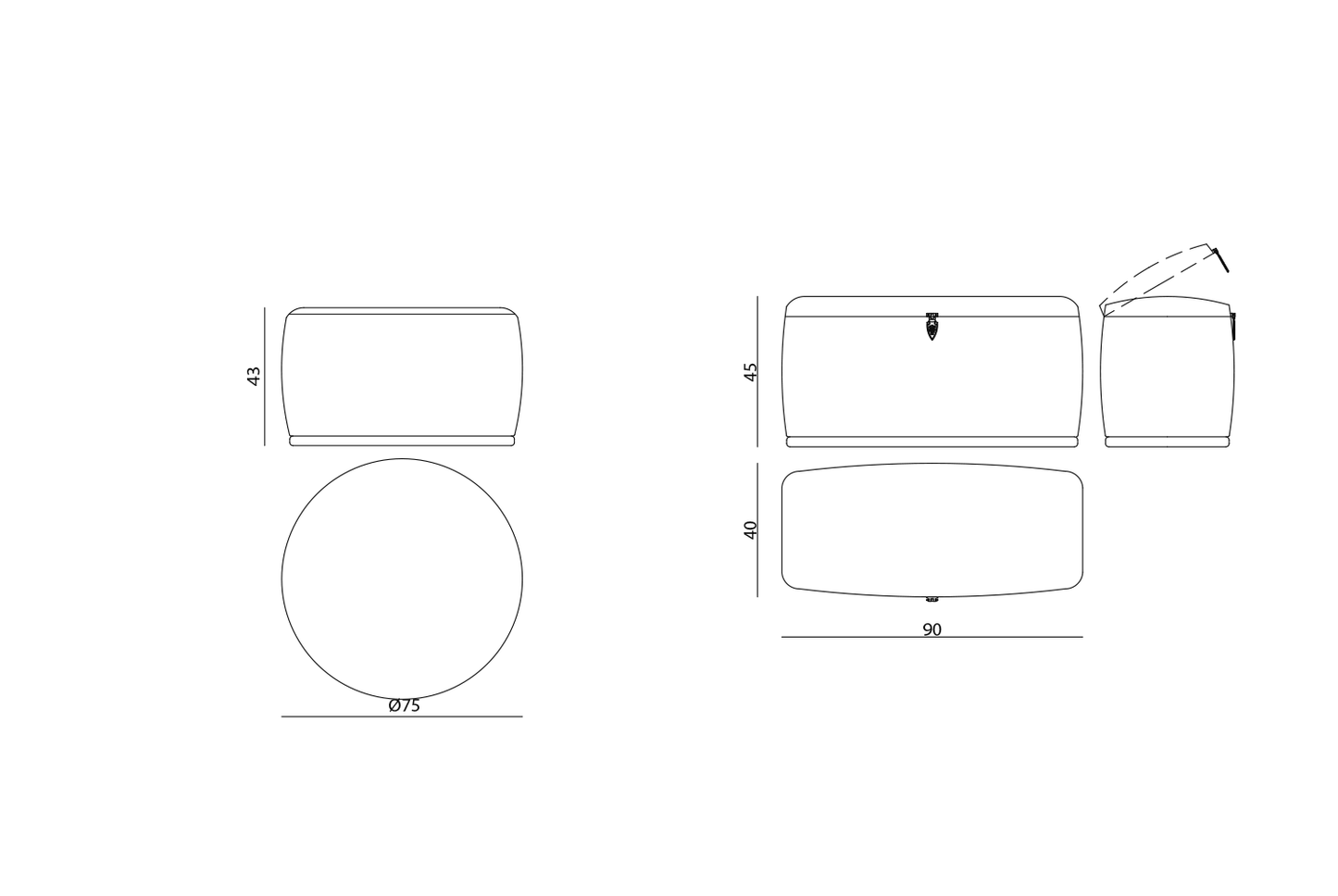 Visionnaire Citizen Stool
