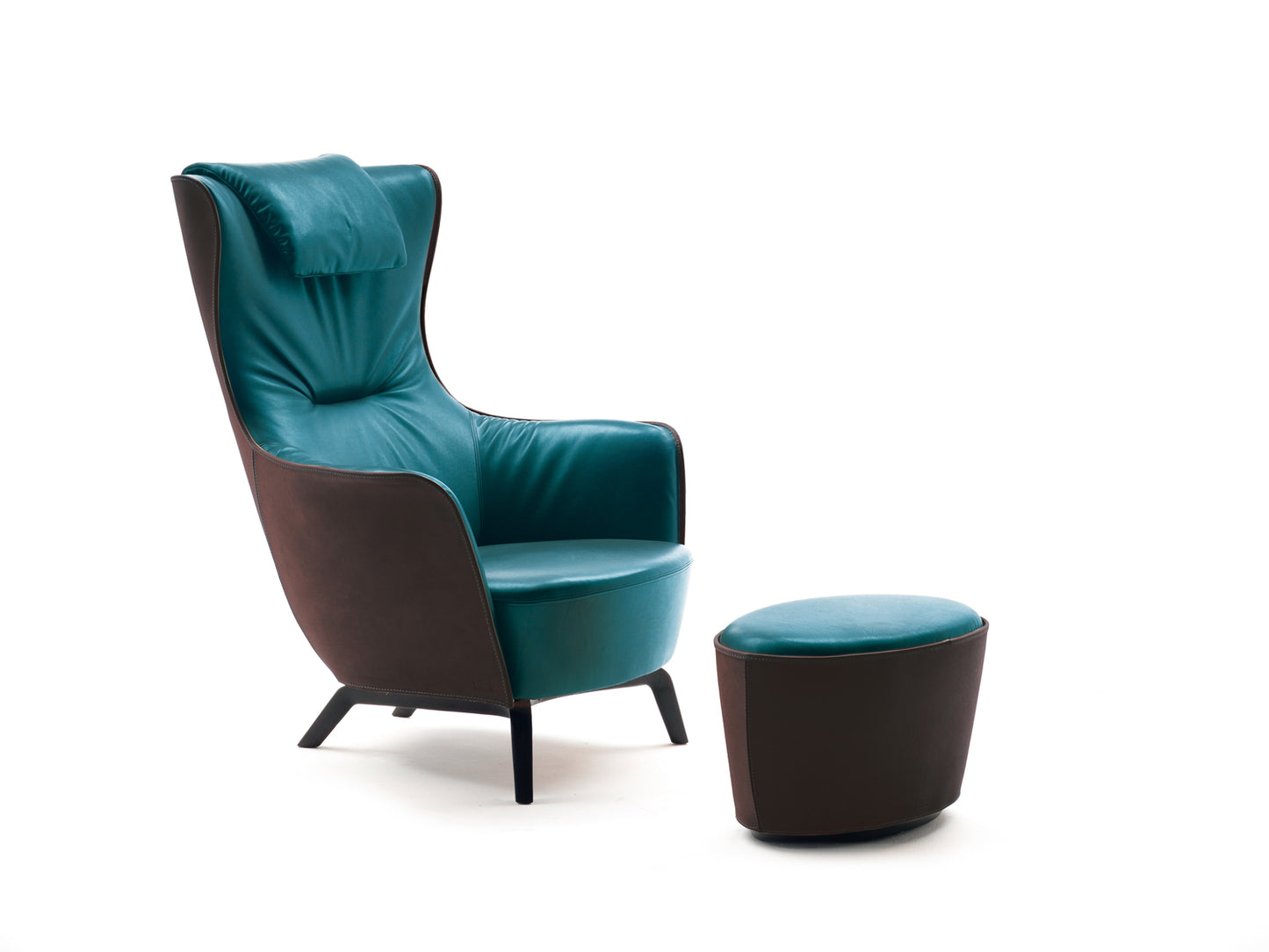 Poltrona Frau Mamy Blue Stool