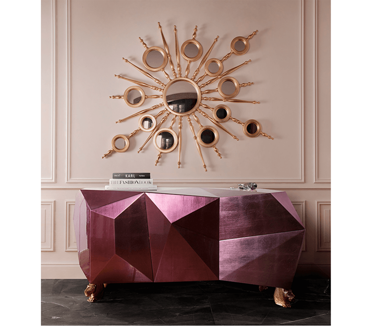 Boca Do Lobo Diamond Amethyst Sideboard