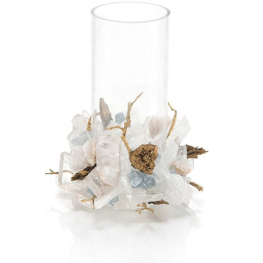 Crystals Hurricane Vase