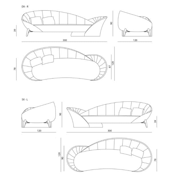 Visionnaire Presence Sofa