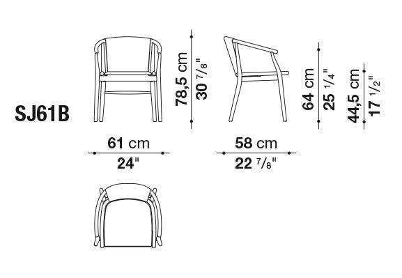 B&B Jens Dinning Chair