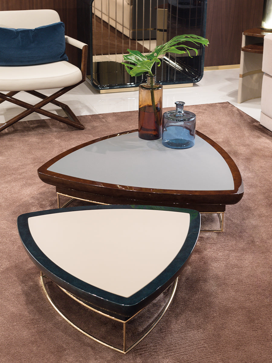 Turri Madison triangle Coffee Table