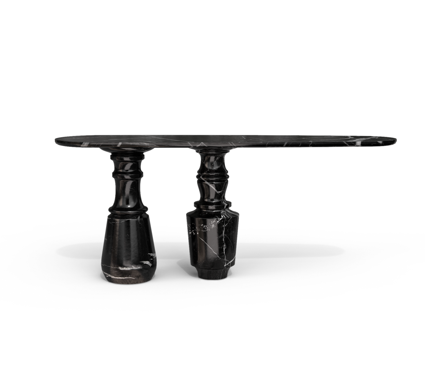 Boca Do Lobo Pietra Nero Marquina Console Table