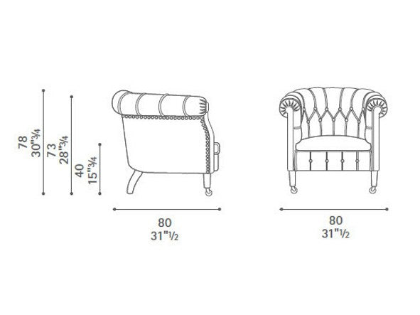 Poltrona Frau Fumoir Leisure Chair