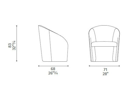 Poltrona Frau Intervista Leisure Chair
