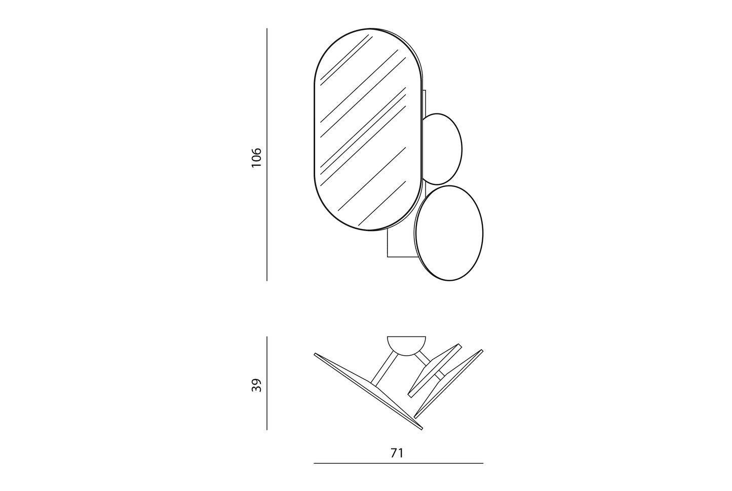 Visionnaire Polidoro Mirror