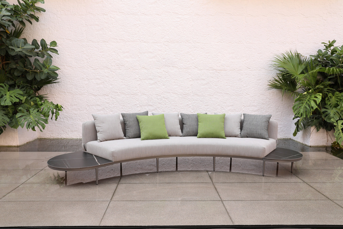 Aluminum sofa