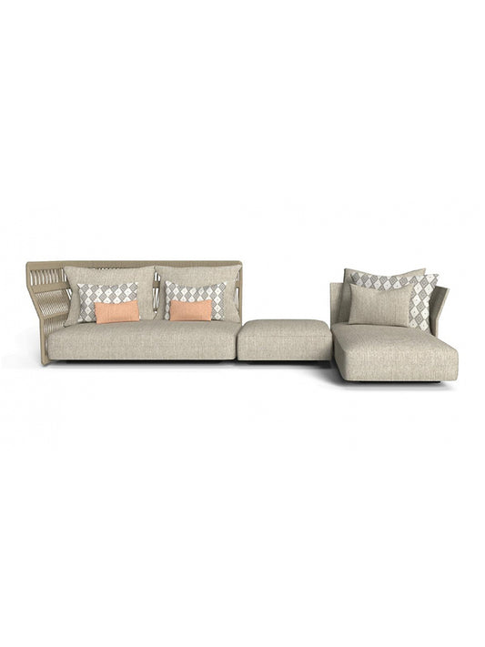 Aluminum sofa