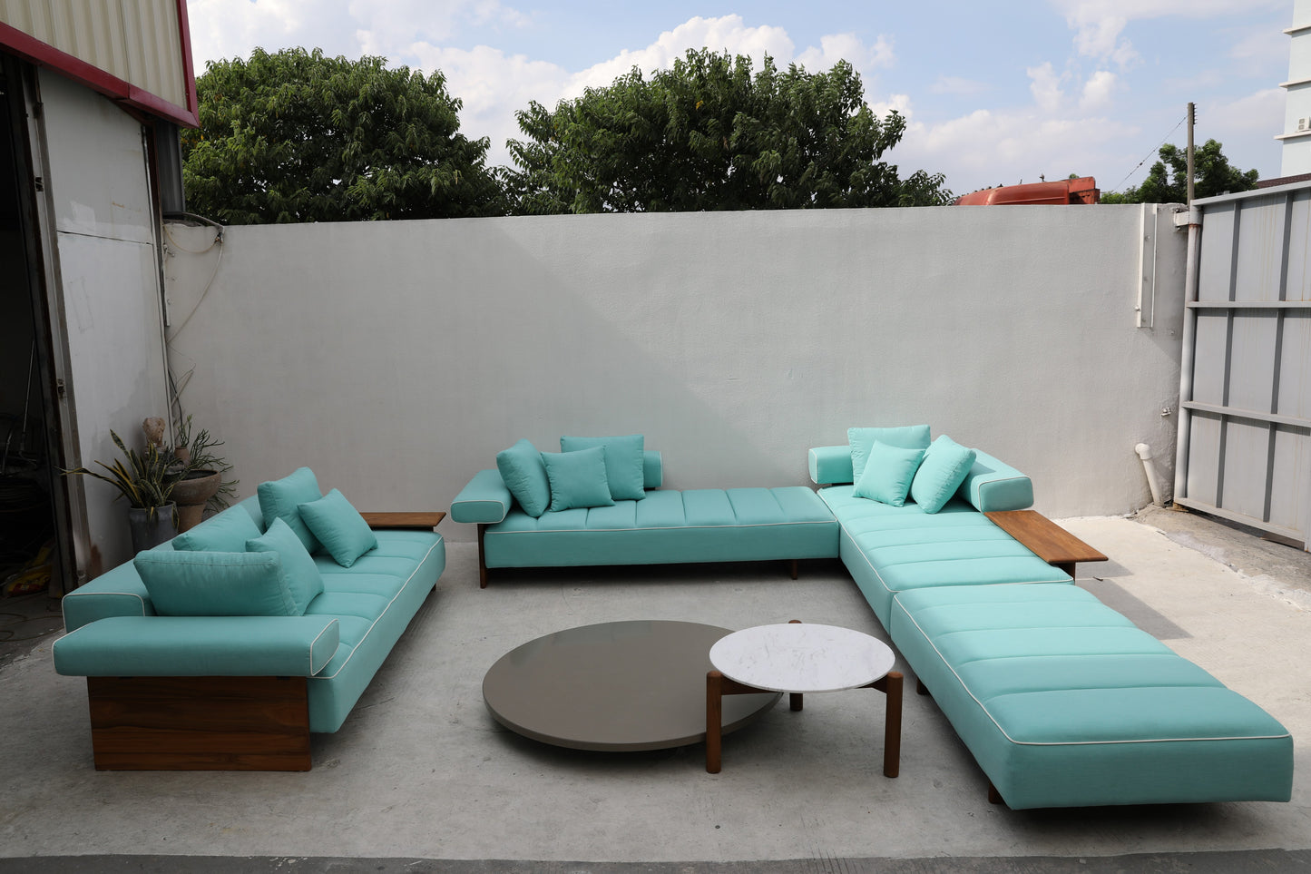 Teak sofa