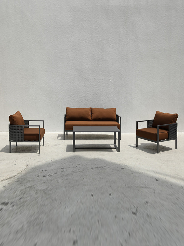 Aluminum sofa