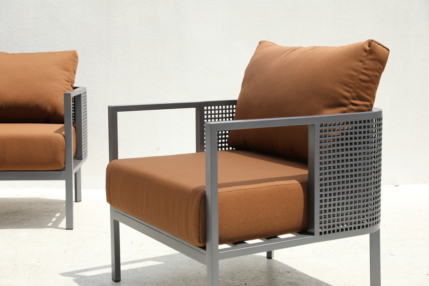 Aluminum sofa