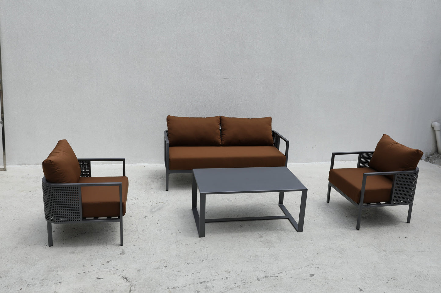 Aluminum sofa