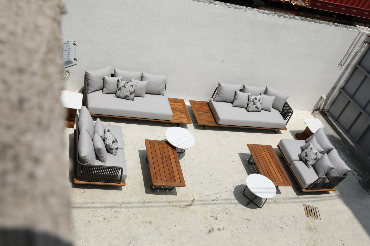 Teak sofa