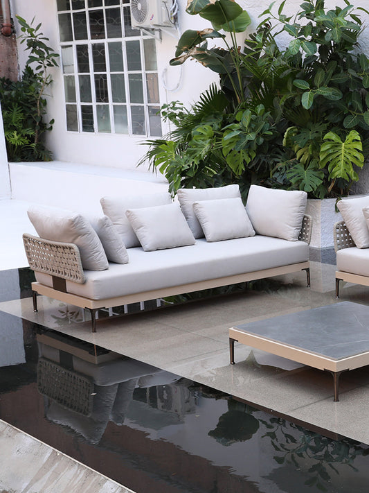 Aluminum sofa