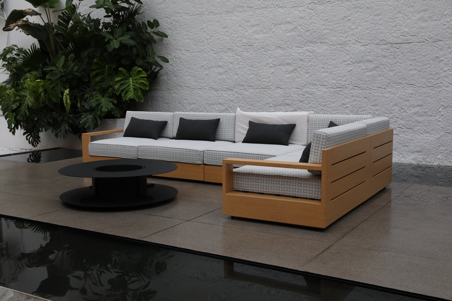 Teak sofa