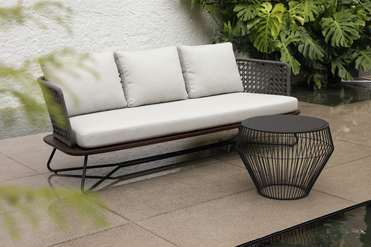 Aluminum sofa