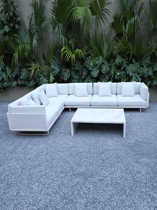 Aluminum sofa