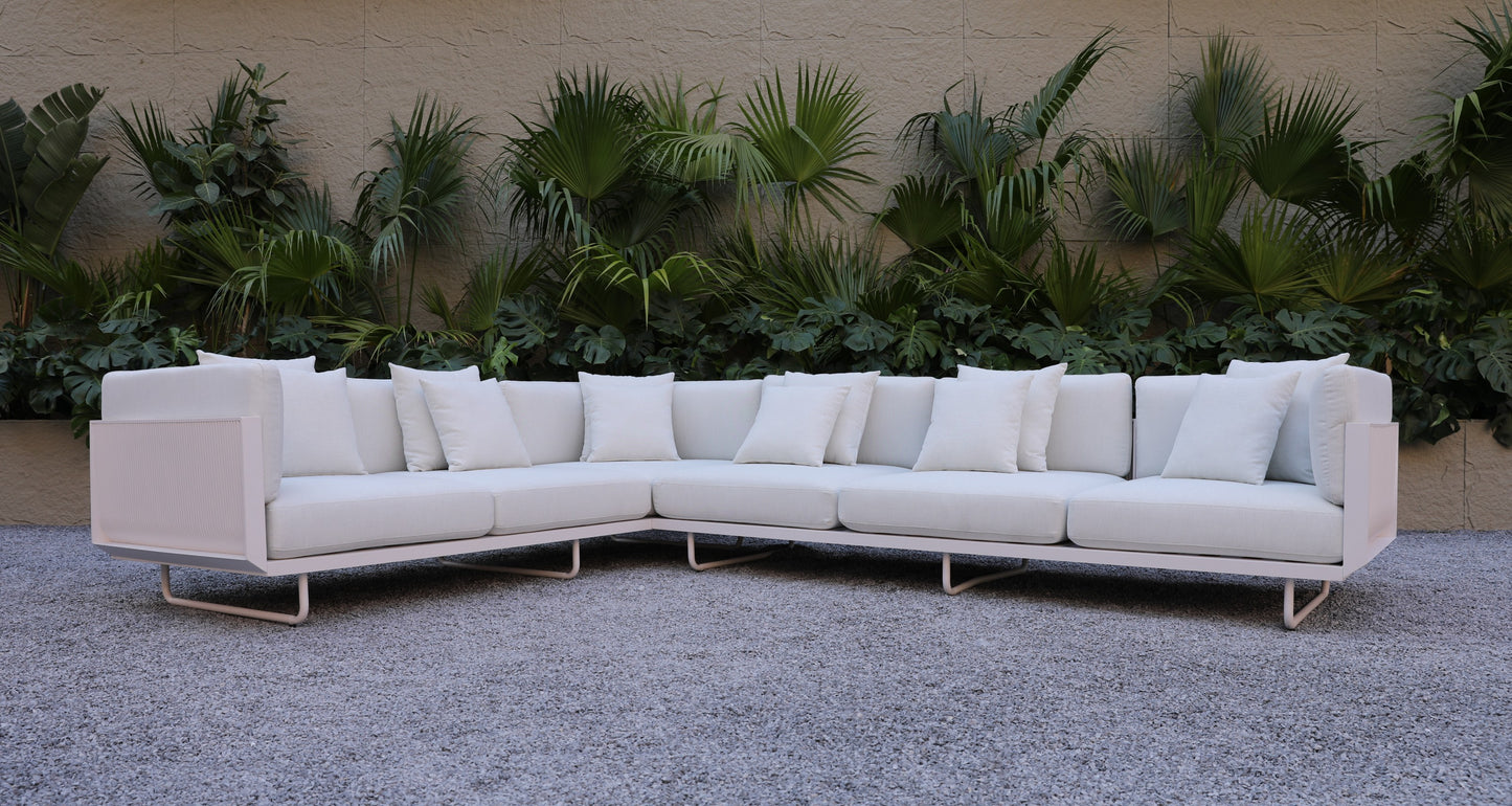 Aluminum sofa