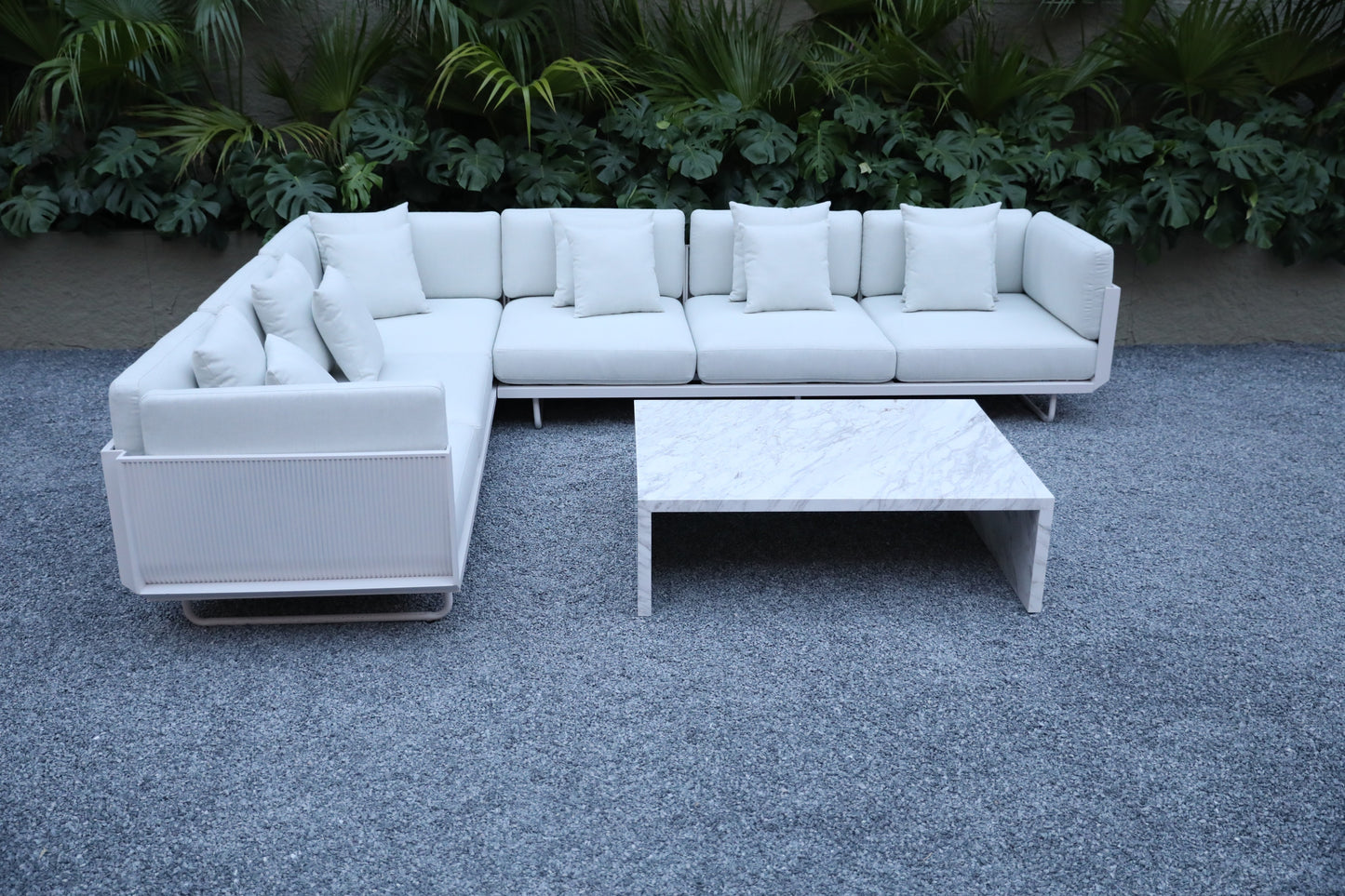 Aluminum sofa