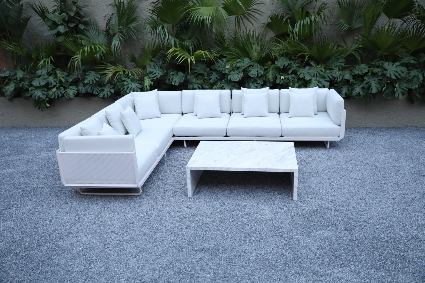 Aluminum sofa