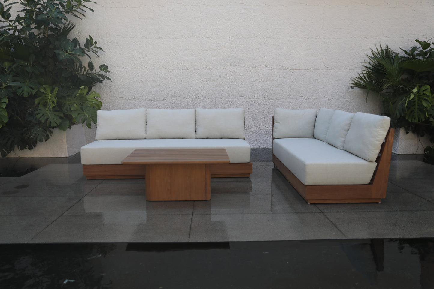 Teak sofa