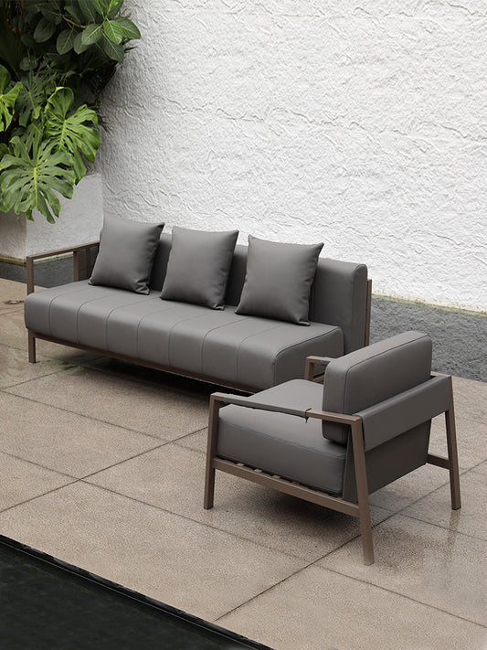 Aluminum sofa