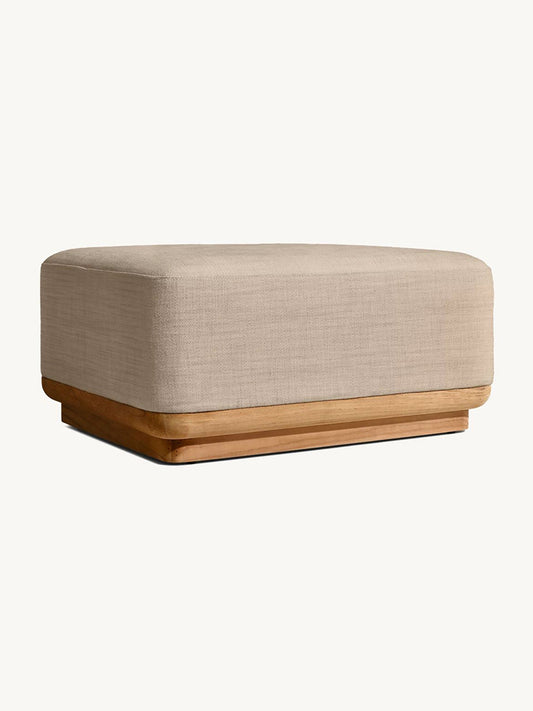 RH Oslo Teak Ottoman