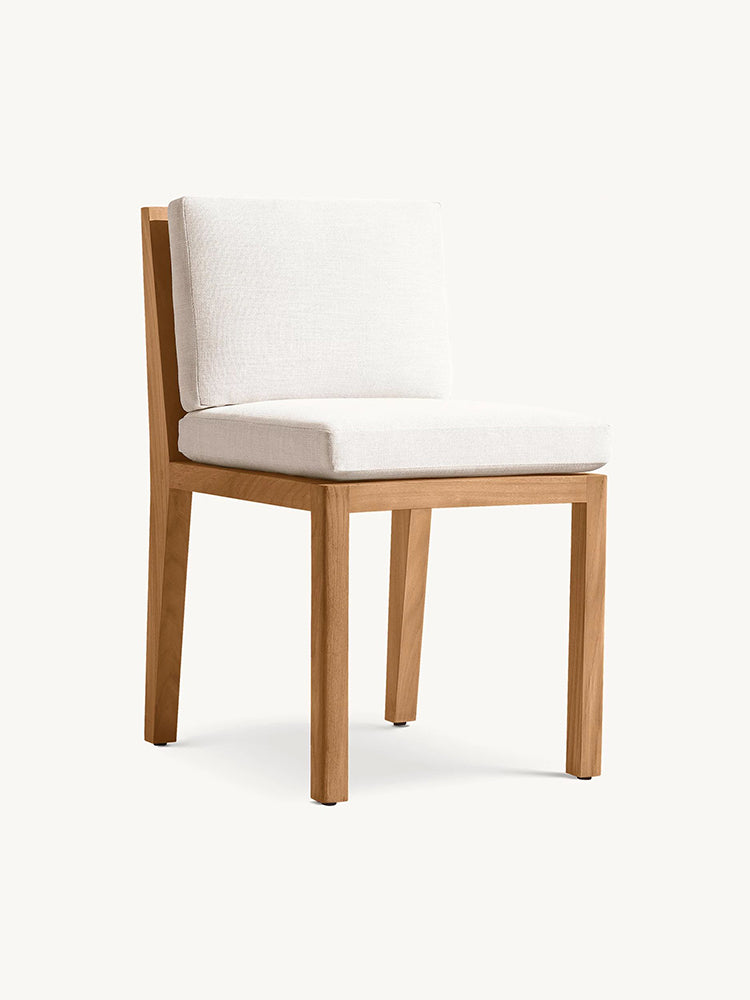 RH Maya Teak Dining Side Chair