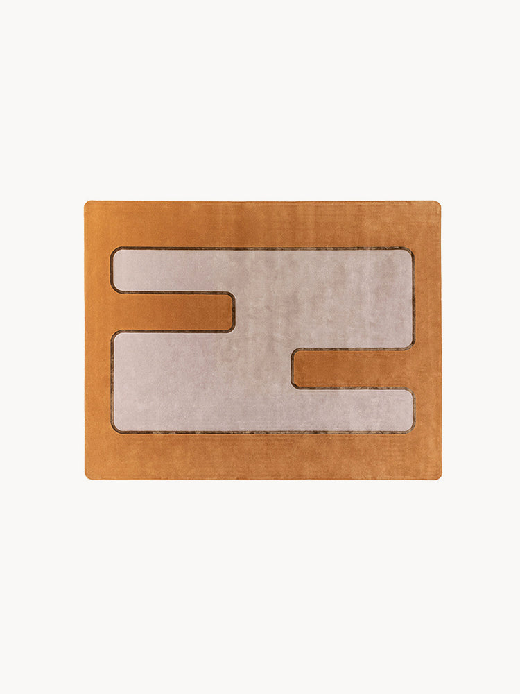 Fendi B Buckle Rug