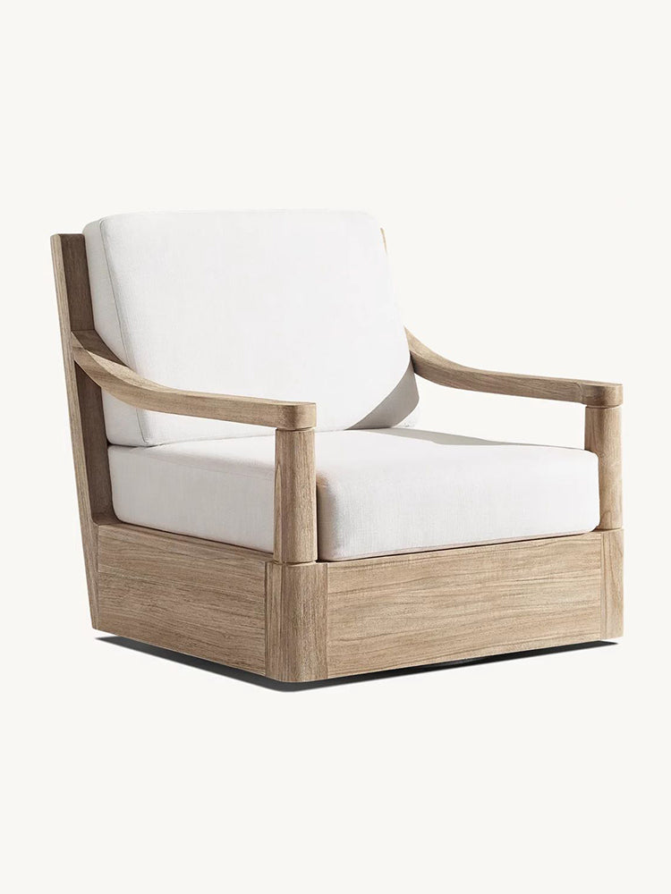 RH Merida Teak Modular Lounge Chair