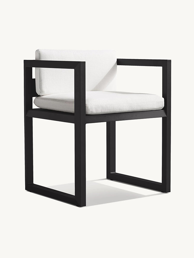 RH Paloma Aluminum Dining Armchair